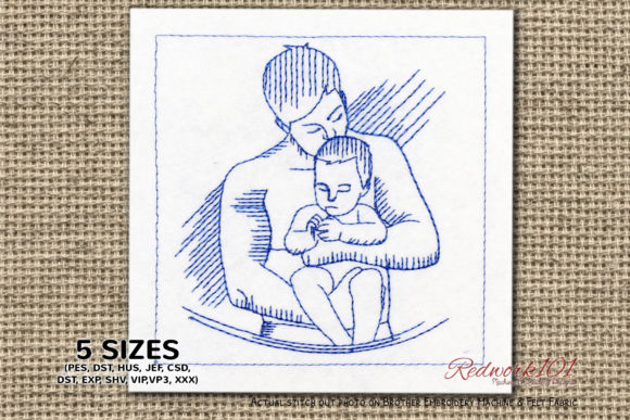 Boy and Father Embroidery Design Review: A Gift That Speaks