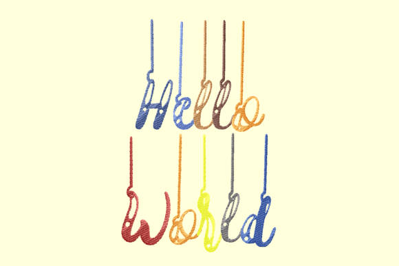 Hello World Lettering: A Designer's Review for Apparel Embroidery