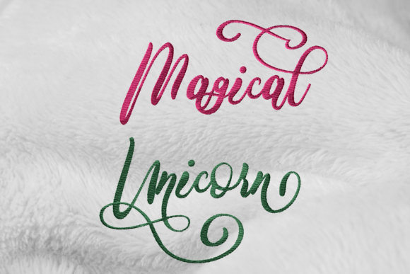Magical Unicorn Lettering