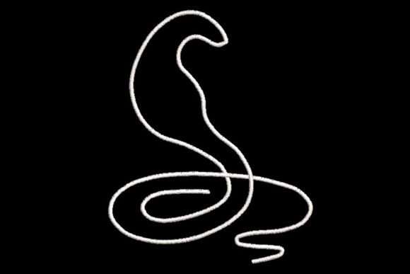 Minimalistic One Line Cobra