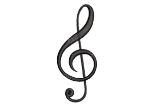 Musical Clef: A Pro Embroidery Design for Small Business