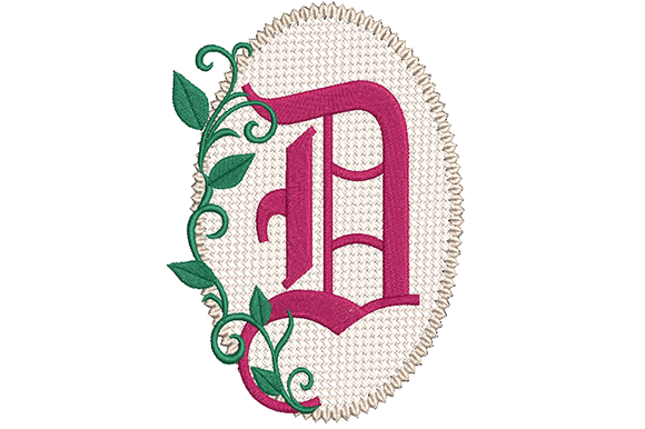 Olde English Monogram Letter D: A Designer's Review