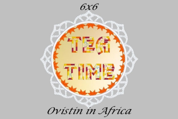 Tea Time FSL Applique Mug Rug Review for Holiday Collections