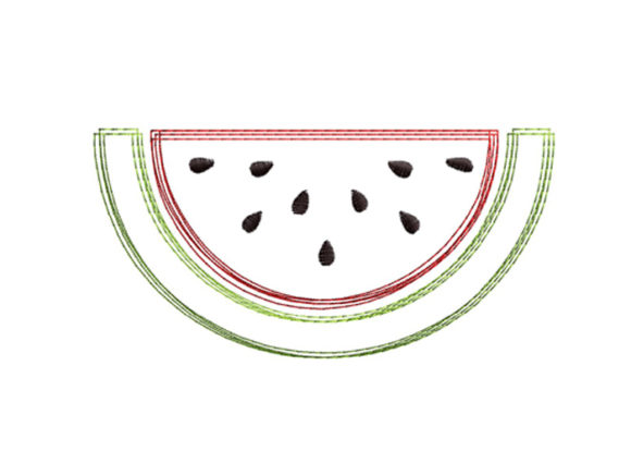 Watermelon Scribble Stitch Design Review